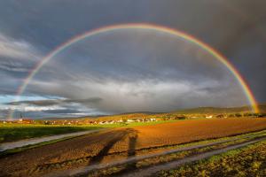 Karlheinz Ludwig - Regenbogen über Röllbach