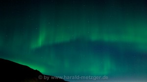 Polarlicht in Kirkjubaerklaustur