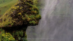 Moosgesicht am Skogarfoss