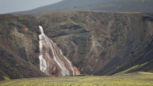 Wasserfall in Landmannalaugar 